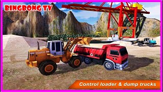 Construction Loader - Wheel Loader Working Loading Dump Truck | Android Gameplay screenshot 5