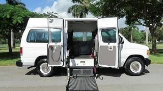 2002 Ford E250 Handicap Wheelchair Conversion Van 15k Original Miles Braun Millennium Series Lift