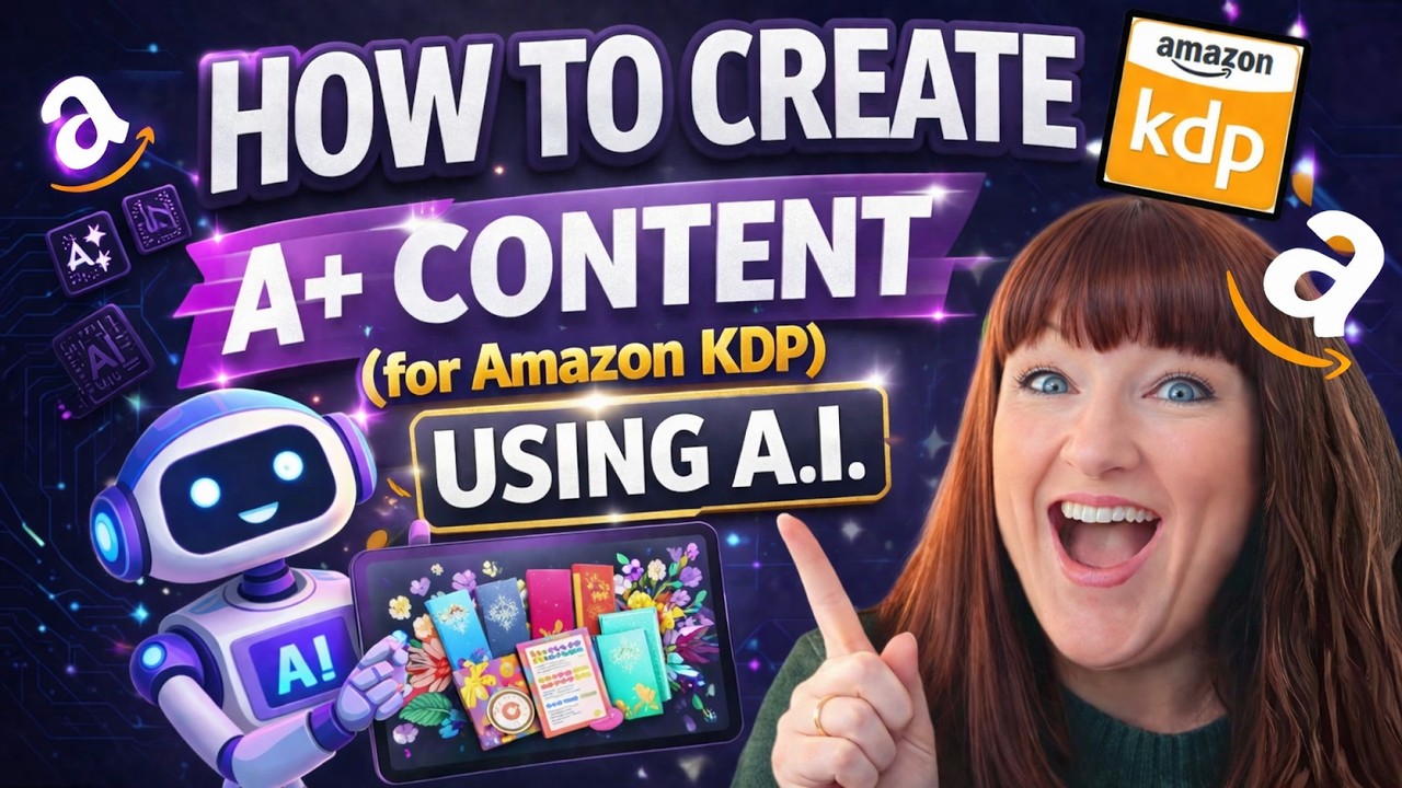 How to create A+ Content for Amazon KDP using SIMPLE & EASY AI tools ...