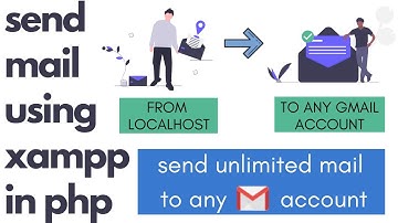 How to send mail in PHP from localhost using XAMPP server with Source Code in 2020