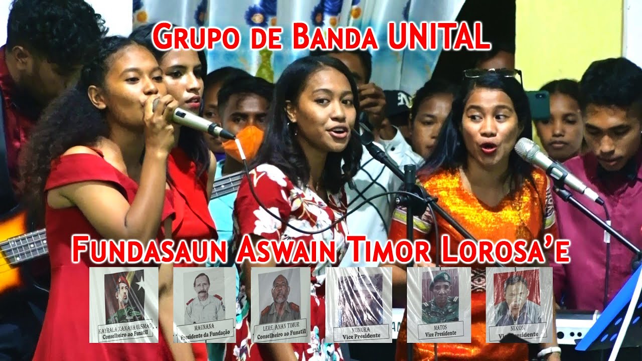 Grupo de Banda UNITAL, musika ho Titlu Fundasaun Aswain Timor Lorosa'e , iha loron 23/12/2021.