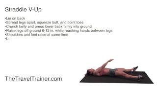 Straddle V-up