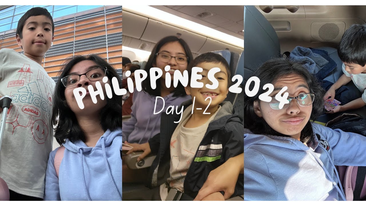 philippines 2024~ day 1-2: the flight (philippine airlines, economy)