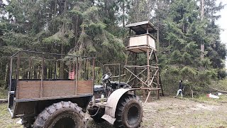 Дневник Егеря, стройка новой вышки под кабана