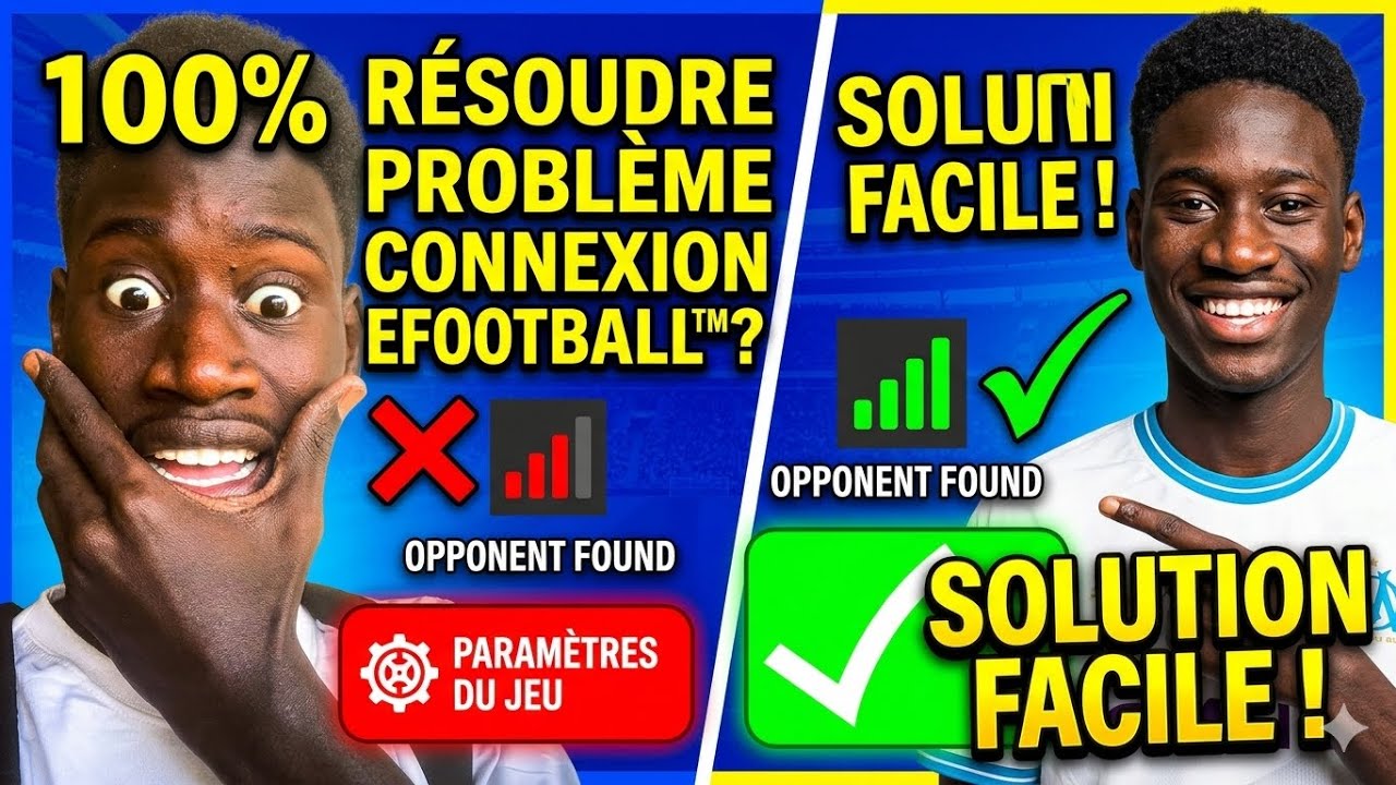 Comment régler problème connexion sur efootball ? Solution facile - YouTube