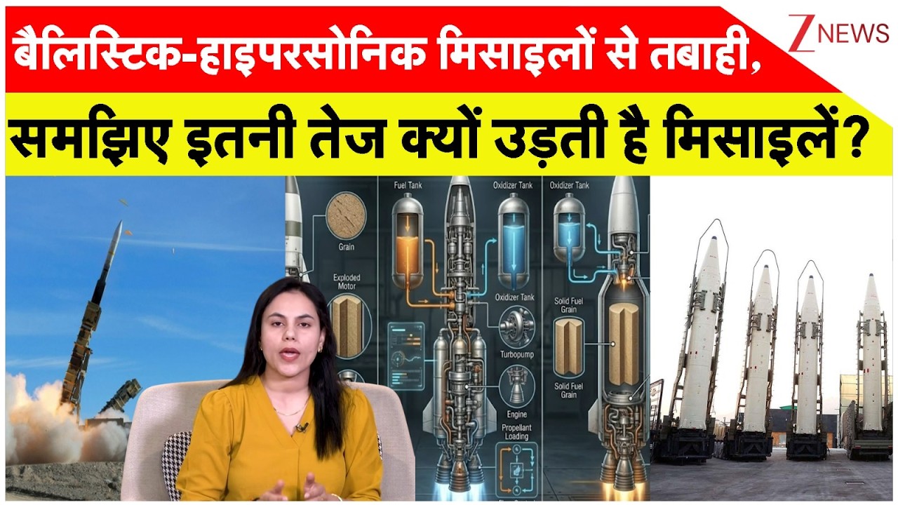 US-Israel Missile War: बैलिस्टिक-हाइपरसोनिक मिसाइलों से तबाही, इतनी तेज क्यों उड़ती है मिसाइलें?