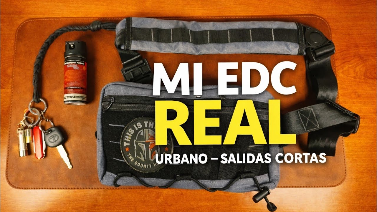 Mi EDC real para salidas cortas | Cache L3C de Tactical Geek✅️