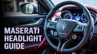 Maserati – How to Turn On/Off Headlights