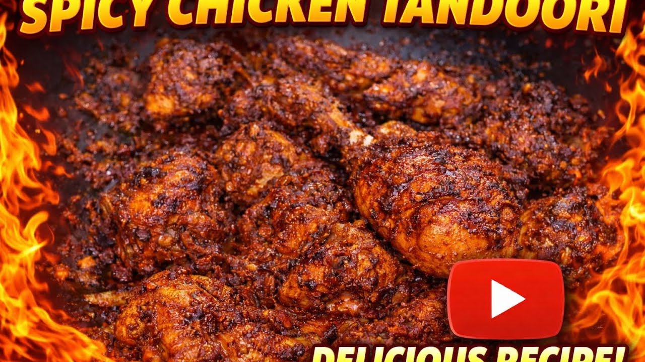 Tandoori Chicken Recipe  | Restaurant Style Tandoori Chicken at Home
