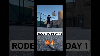 RODE TO D1 DAY 1🏀#basketball #nba #d1