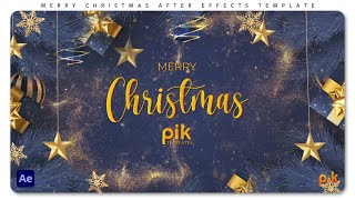 Merry Christmas - Free After Effects Template | Pik Templates