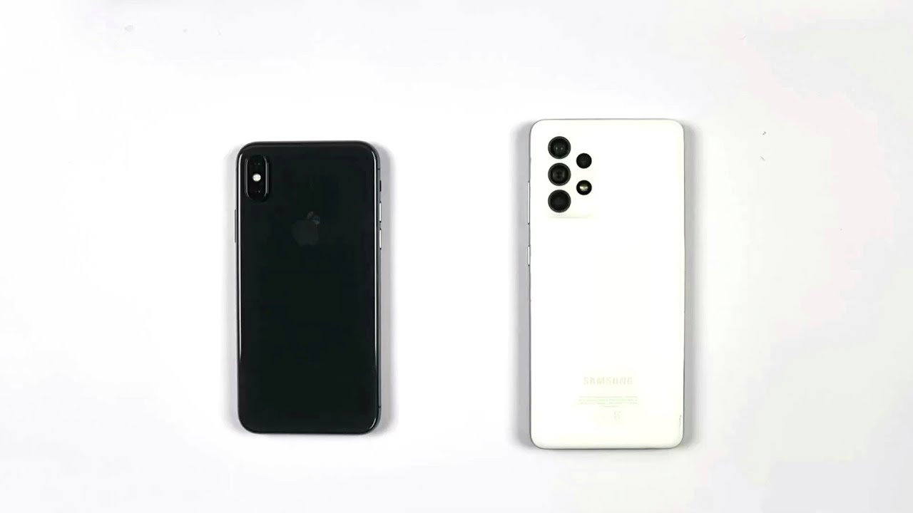 iPhone X Vs Samsung Galaxy A52 | SPEED TEST - YouTube