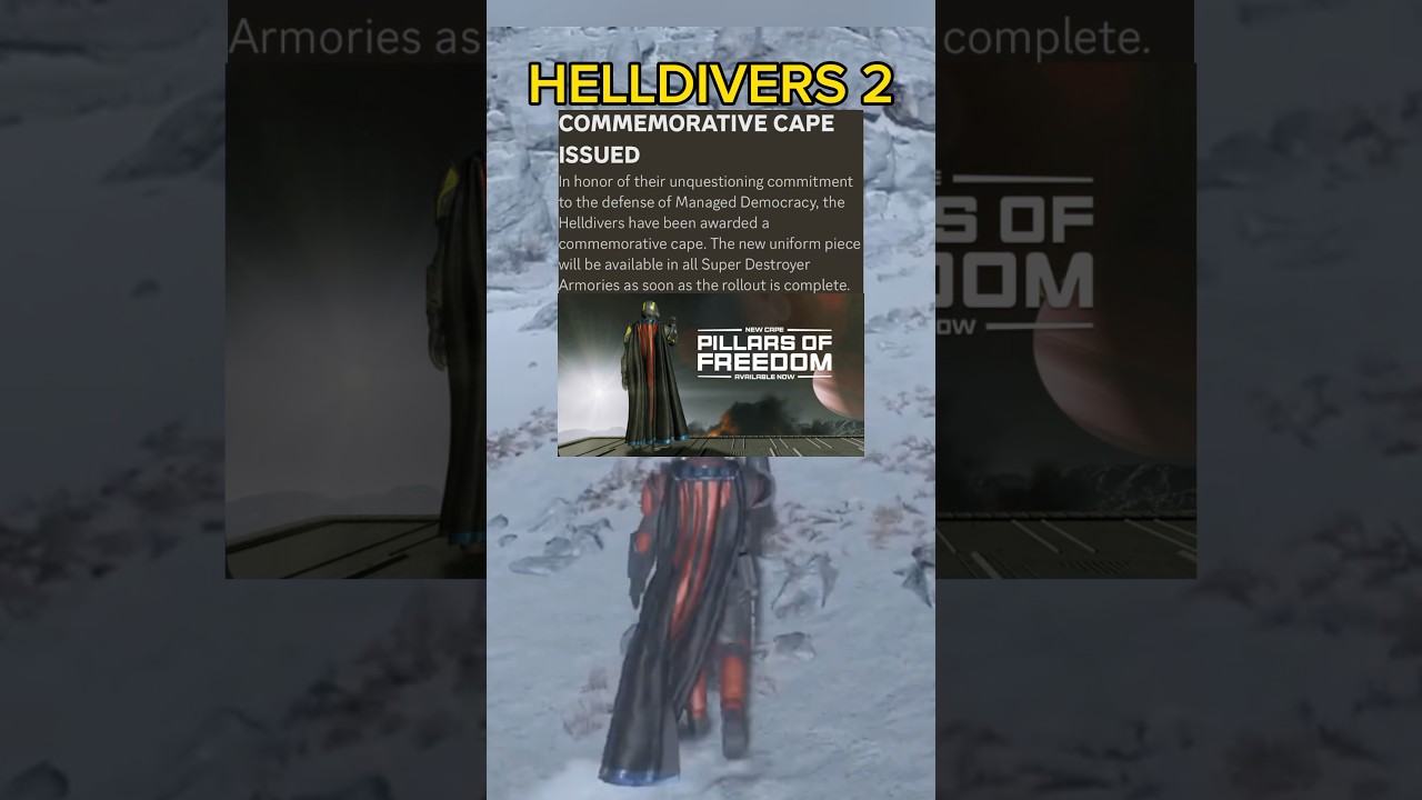 The REVIEW BOMB Cape Has Arrived! - Helldivers 2 