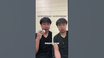 2.5 GPA Student vs. 4.0 GPA Student | #shorts #study #finals #exams #university #school