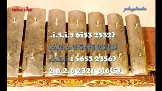 Belajar gamelan Notasi Gamelan Srampat termudah