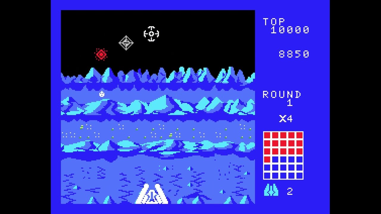 MSX Game: Senjyo (1984 Tehkan) - YouTube