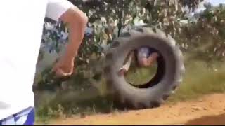 Descer De Ladeira Abaixo No Pneu