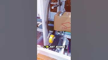Automatic Box Sealing Machine in Action 🚀 | Fast Carton Packing Technology