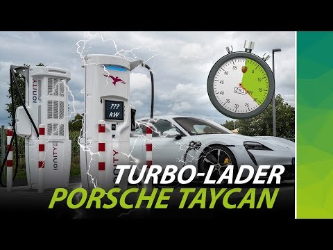 Turbolader Porsche Taycan vs Supercharger Tesla Model 3: Wer lädt schneller? | CCS-Ladekurve