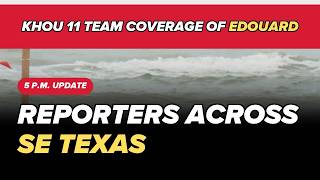 Port Arthur reporter clocks 60 mph gusts as Edouard makes landfall