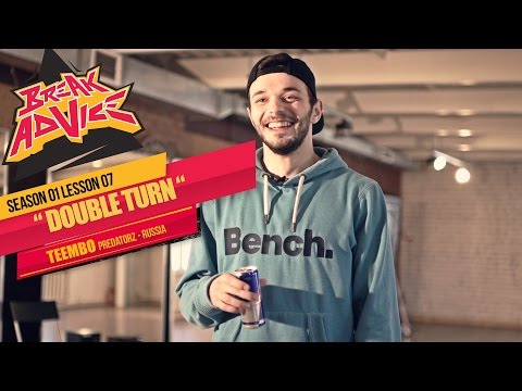 How to Breakdance: Double Turn by Teembo |  Break Advice