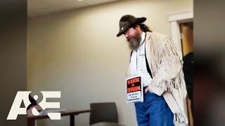 Famous Court Cam: Sovereign Citizen Wears "No Trespassing" Sign, Fights Court Officers | A&E Wealth