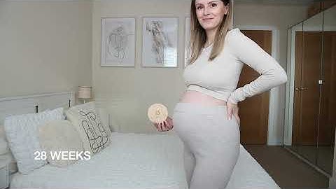 PREGNANCY TRANSFORMATION WEEK BY WEEK BELLY 🤰 40 WEEKS IN 2 MINUTES PREGNANCY BUMP PROGRESSION