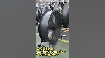 1 2M HVLS DRUM FAN OPERATING VIDEO
