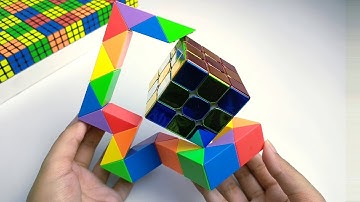 How to Make a Magic Snake Cube Stand/Holder | Slow Tutorial