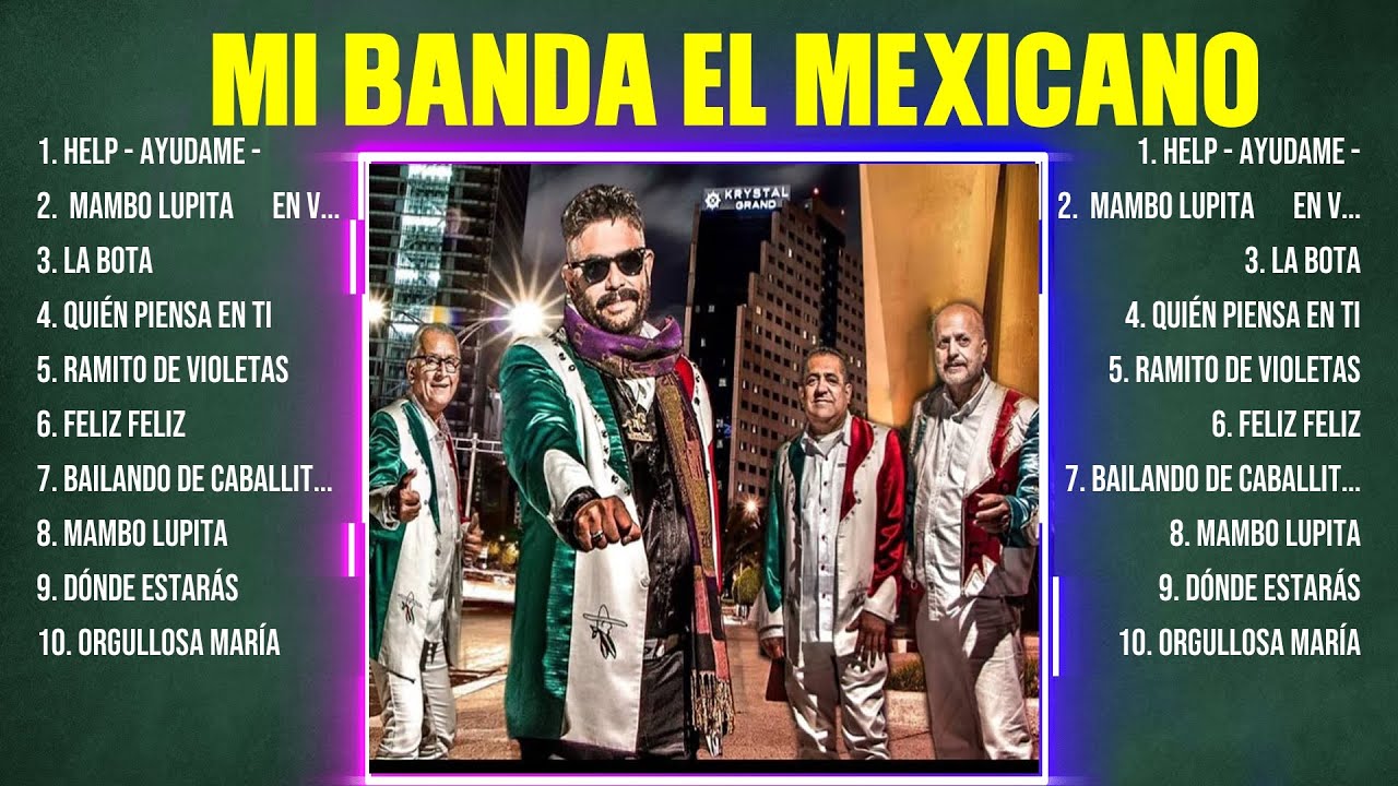 Mi Banda El Mexicano Românticas Álbum Completo 10 Grandes Sucessos YouTube