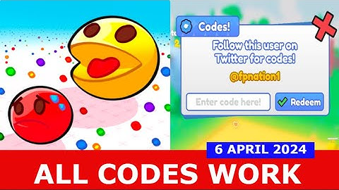 *ALL CODES WORK* Ball Eating Simulator ROBLOX | APRIL 6, 2024