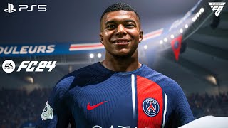 FC 24 - PSG vs Barcelona | UEFA Champions League | 4K Gameplay