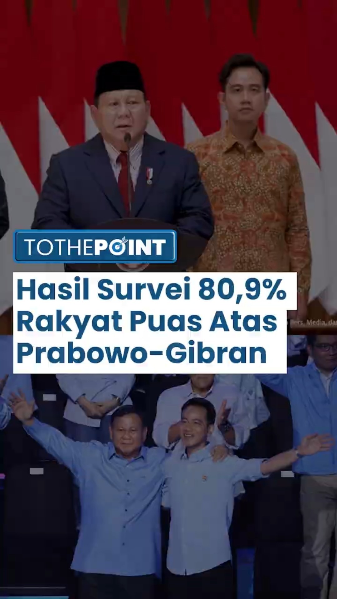 Fantastis! Hasil Survei 80,9% Rakyat Puas Terhadap Kinerja 100 Hari Pemerintahan Prabowo-Gibran!