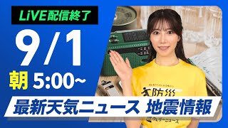 ウェザーニュースの配信のサムネイル画像
