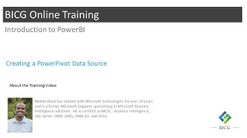 Introduction To Powerview Building PowerPivot Datasource