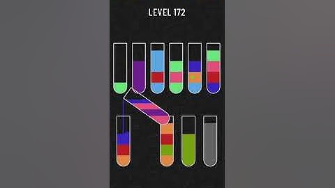 2022! Water Sort Level 172 Walkthrough Solution Android/iOS