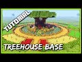How To Build A Treehouse Base | Minecraft Tutorial