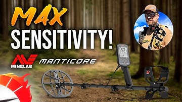 Minelab Manticore MAX Sensitivity - Not Recommended!!