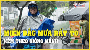 Dự báo thời tiết hôm nay ngày 8/6/2023: Miền Bắc và Thanh Hóa mưa rất to kèm giông mạnh