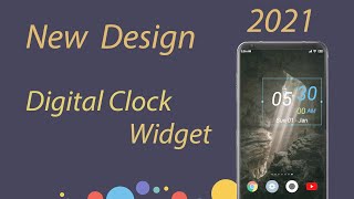 new Digital Clock Widget | Amit Bodaliya screenshot 3