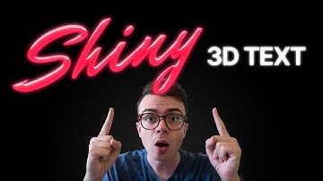 Photoshop Tutorial: Shiny 3D Text