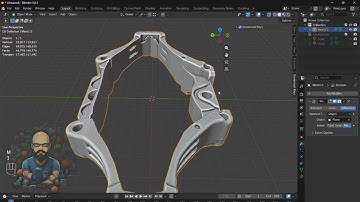 Thinwall Injection Mold Blender Modeling, Subdiv Shrinkwrap Solidify