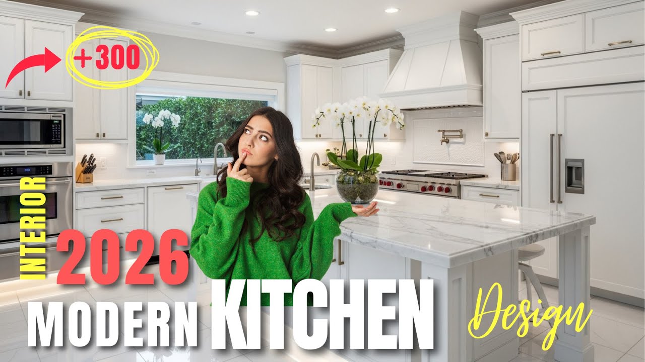 300 Modern Kitchen Design Ideas for 2026 | Luxury & Small Kitchen Remodeling USA