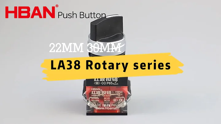 LA38 Knob Switch - Rotary Switch with Lock Type | 22mm & 30mm Mounting Hole Size