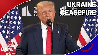 President Trump Pushes for Unconditional Ceasefire in Ukraine