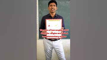 Complementary angles #Complementaryangles #maths #shorts #ytshorts @gowribhaskarchannel6670