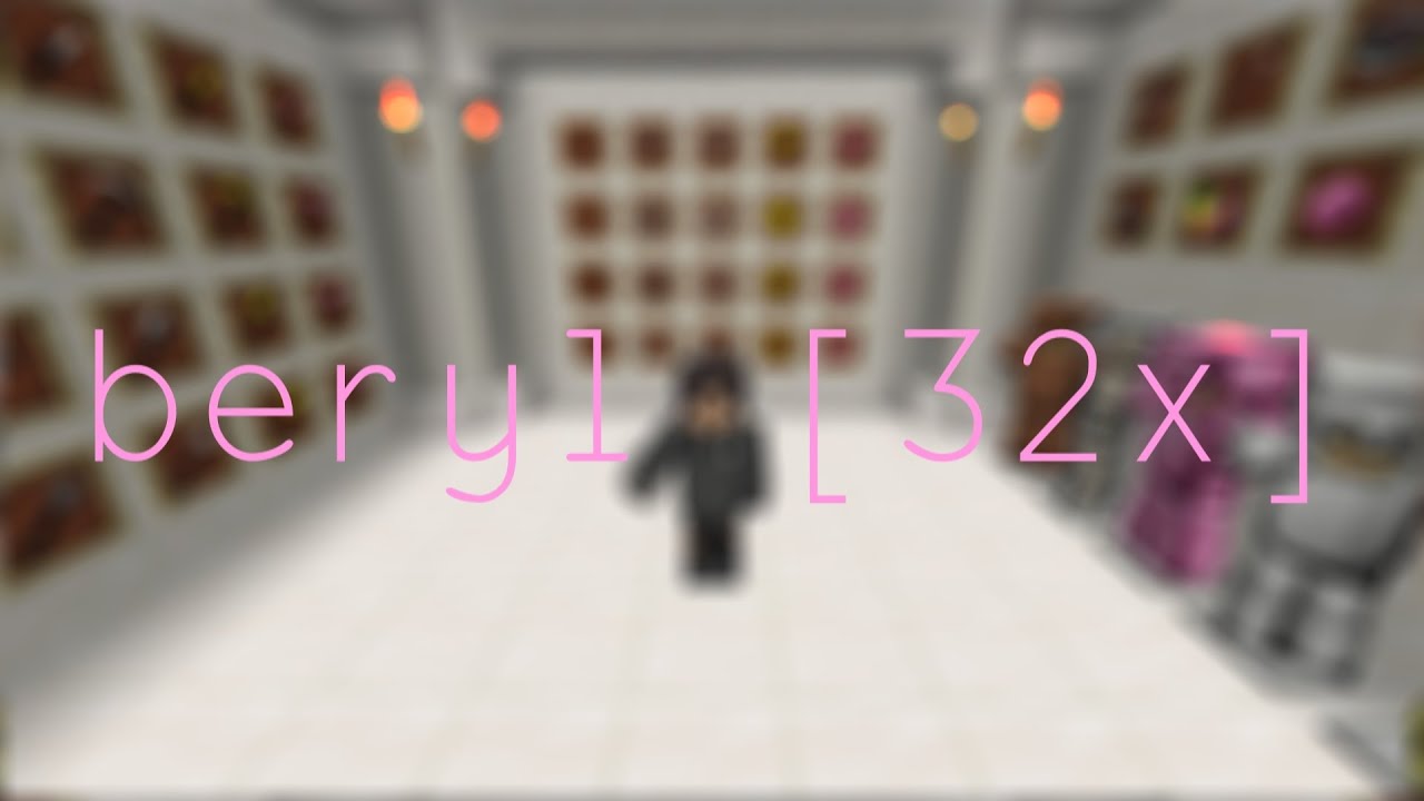 BERYL [32x] pink version - Review Minecraft Texture Pack PvP - YouTube