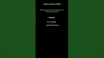 Python Loops: For & While Explained in 60 Seconds! 🚀 | Python Shorts🔥