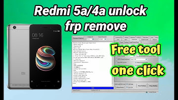 Mi 5a/4a Hard reset, lock and frp remove with miracle 2.82 crack.