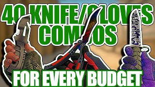 40 KNIFE/GLOVES COMBOS FOR EVERY BUDGET ★ CS:GO Showcase